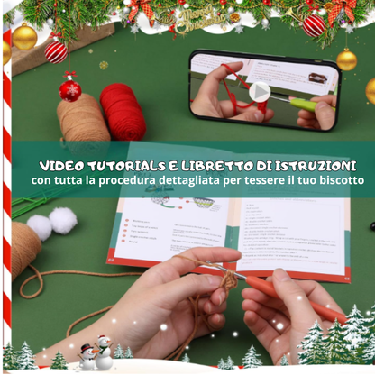 Omino Pan di Zenzero – Kit Uncinetto Natalizio