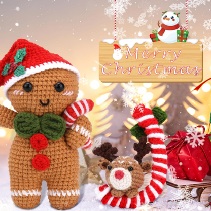 Omino Pan di Zenzero – Kit Uncinetto Natalizio